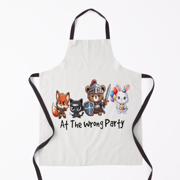 Item preview, At The Wrong Party Cute Kawaii designed and sold by TeddybearClub.