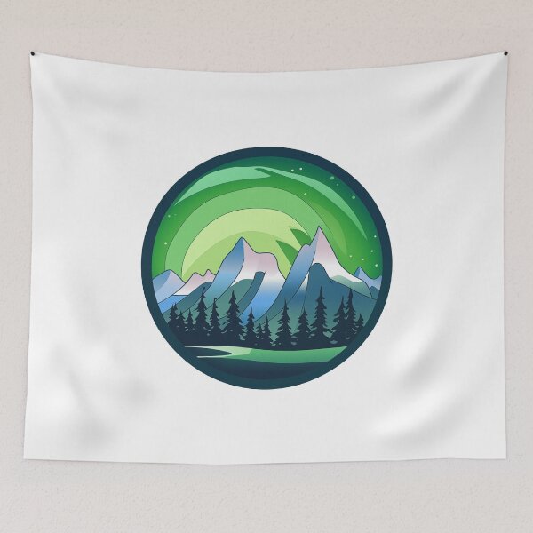Item preview, Northern Lights Circle designed and sold by Dlash.