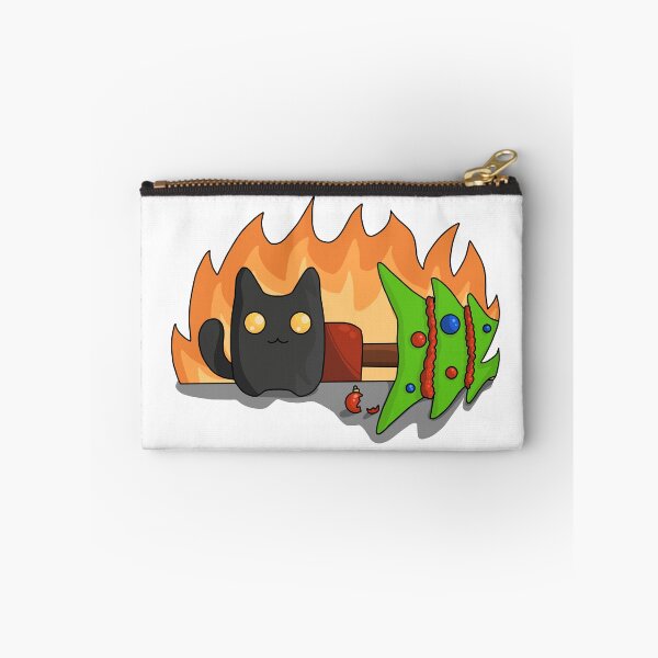 Item preview, Cat christmas on fire designed and sold by maxweb.