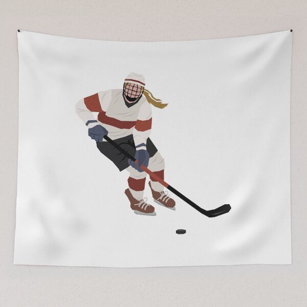 Item preview, girl hockey player designed and sold by itswallcraft.