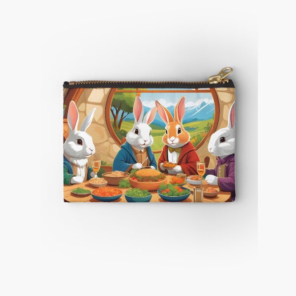 Item preview, Bunnies Having Lunch Artwork designed and sold by WildlifeInc.