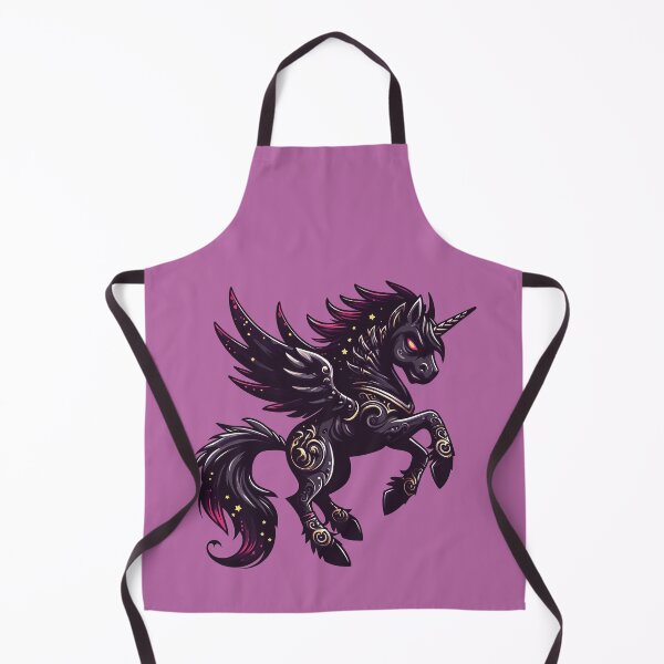 Item preview, Dark Unicorn with Sparkling Wings designed and sold by TeaTimeTales.