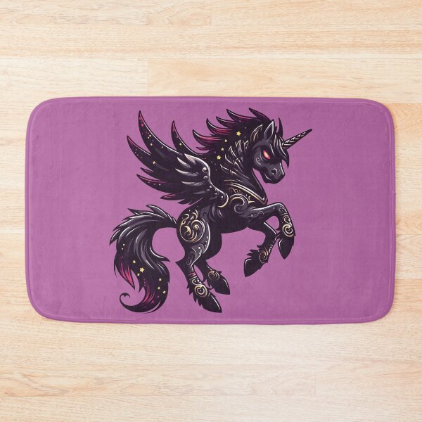 Item preview, Dark Unicorn with Sparkling Wings designed and sold by TeaTimeTales.