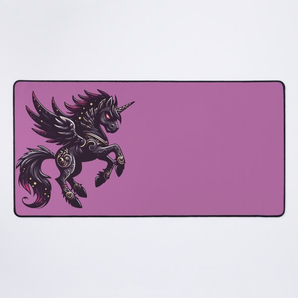 Item preview, Dark Unicorn with Sparkling Wings designed and sold by TeaTimeTales.