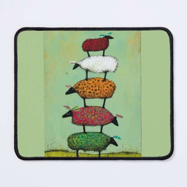 Item preview, Stack of Artistic Charming Sheeps designed and sold by HG-Creation-Design.