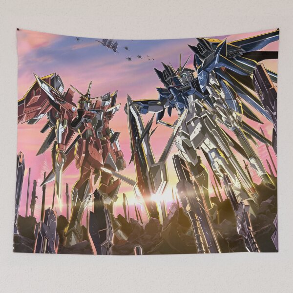 Item preview, Mobile Suit Gundam Seed Freedom - Two Robots  designed and sold by Adeel Mushtaq.