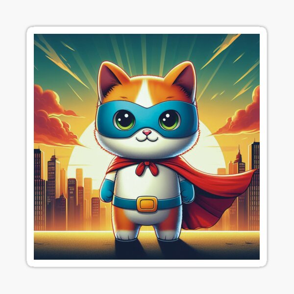 Item preview, SUPER HERO CAT designed and sold by UnderCastro.