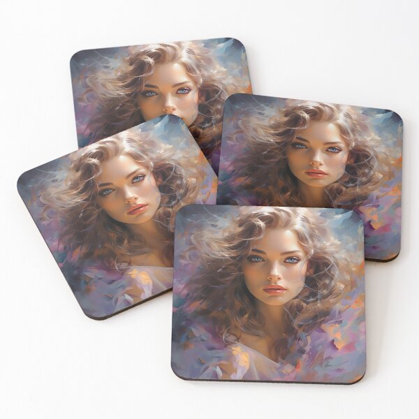 Item preview, Woman with mesmerizing eyes designed and sold by AI-Only Creations.
