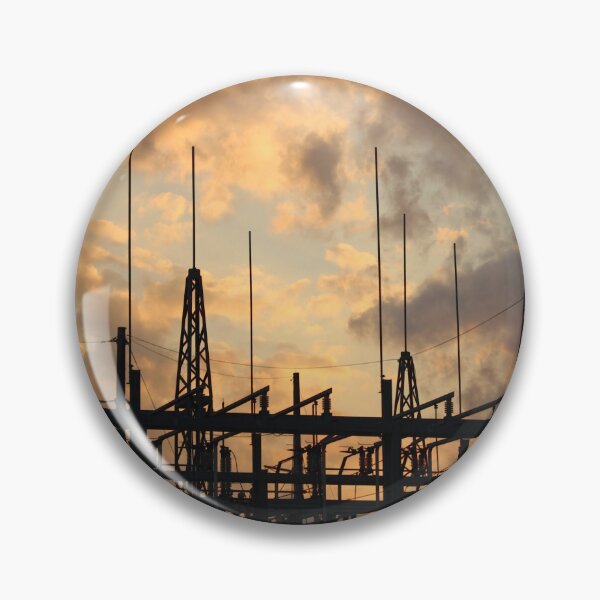 Item preview, Power Grid At Sunset designed and sold by Cynthia48.