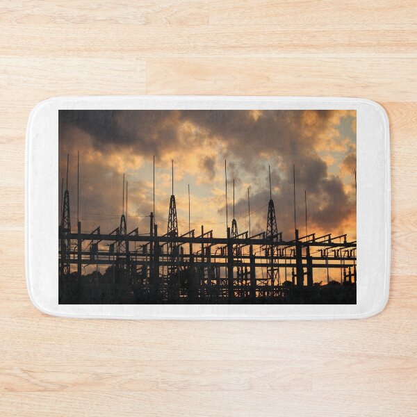 Item preview, Power Grid At Sunset designed and sold by Cynthia48.