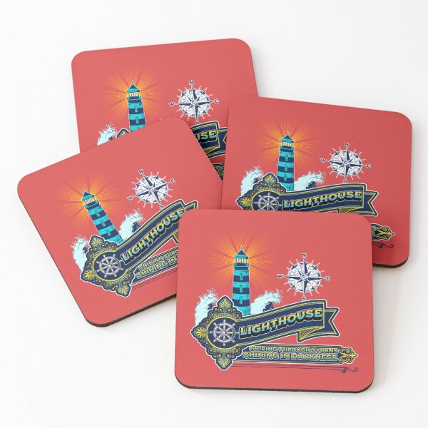 Item preview, lighthouse, Guiding through storms, shining in darkness designed and sold by HB Shirts.