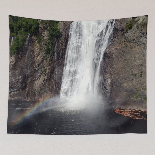 Item preview, Montmorency Falls with Rainbow designed and sold by gistinker.