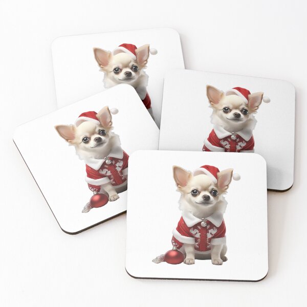 Item preview, Cute Baby Chihuahua Santa designed and sold by likbatonboot.