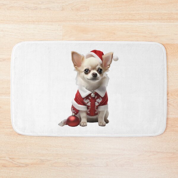 Item preview, Cute Baby Chihuahua Santa designed and sold by likbatonboot.