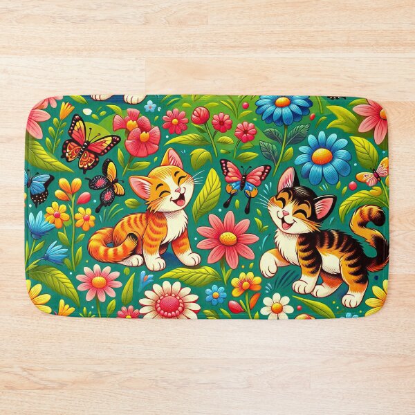 Item preview, Playful Kittens Print - Chic Chat Créations Ref.083 designed and sold by ChicChat.