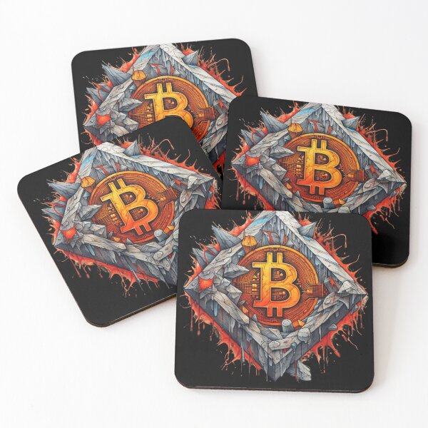 Item preview, Bitcoin in solid rock symbol designed and sold by SkyEditor.