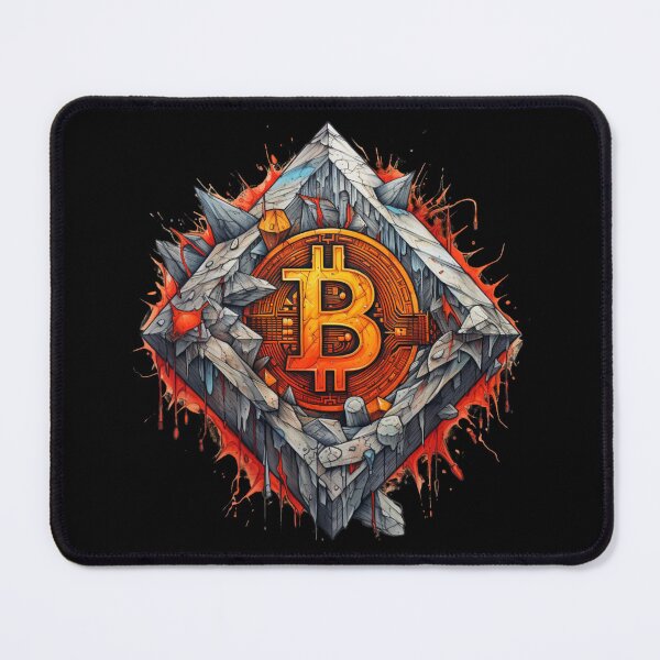 Item preview, Bitcoin in solid rock symbol designed and sold by SkyEditor.