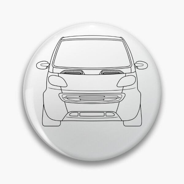 Item preview, Smart ForTwoblack lined art designed and sold by EdimDesign.
