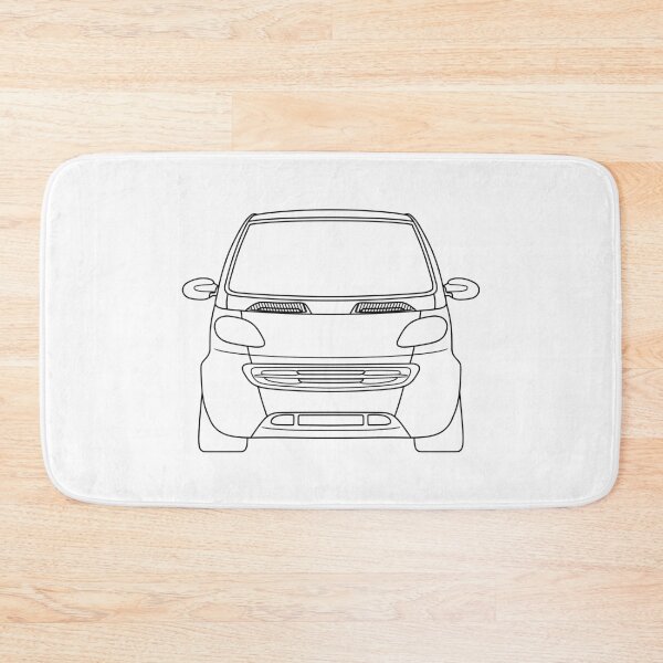 Item preview, Smart ForTwoblack lined art designed and sold by EdimDesign.