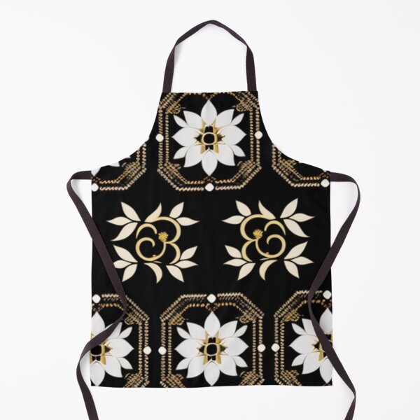 Item preview, Gold R monogrammed design with white flowers  designed and sold by Roxburylane.