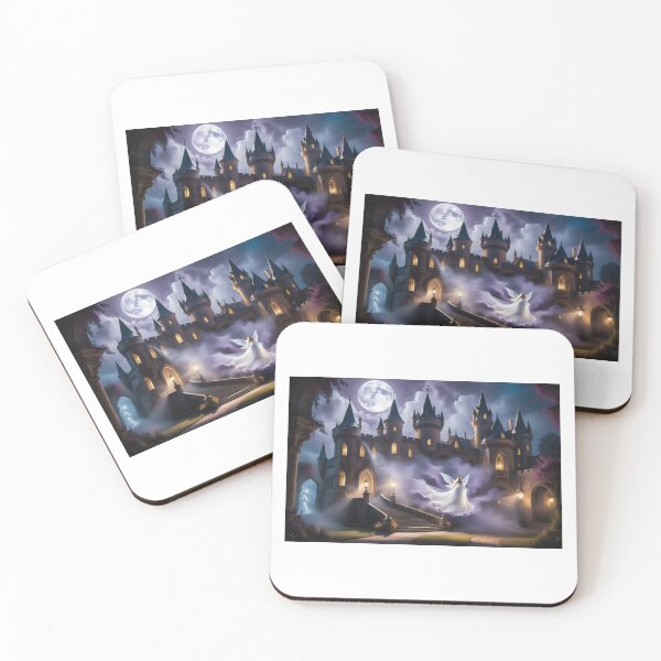 Item preview, Gothic Shadows: Moonlit Ghosts at the Castle designed and sold by PanoramaPrints.