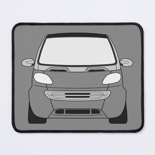 Item preview, Smart ForTwo black lined art with colored parts silver trim designed and sold by EdimDesign.