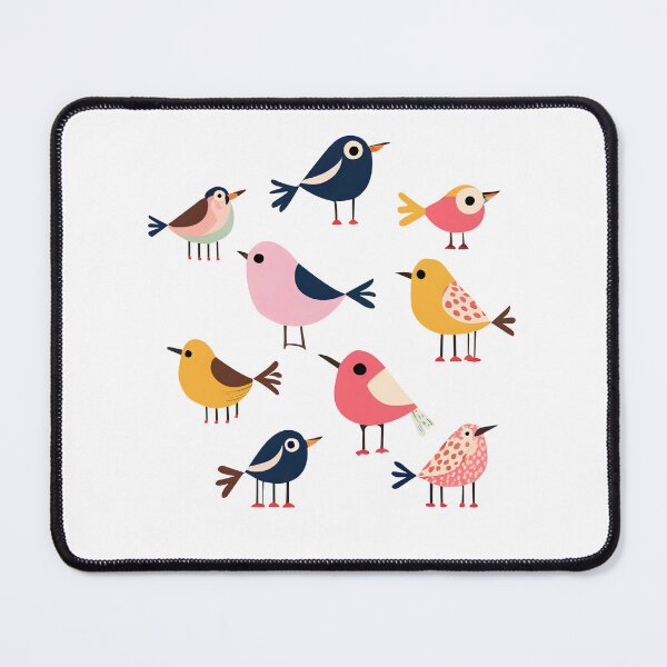 Item preview, Birds pattern designed and sold by moderncolor.