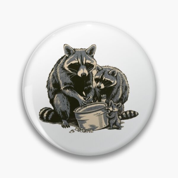 Item preview, Raccoons and a Mouse designed and sold by Alexandria1928.