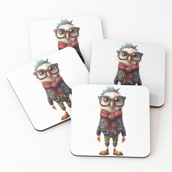 Item preview, Hipster Bird designed and sold by RetroFutureee.