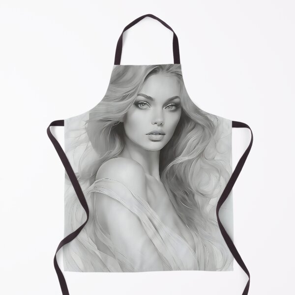 Item preview, Drawing of a woman with mesmerizing eyes designed and sold by AI-Only Creations.