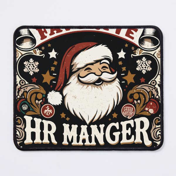 Item preview, Santa's Favorite HR Manager designed and sold by bihtti.