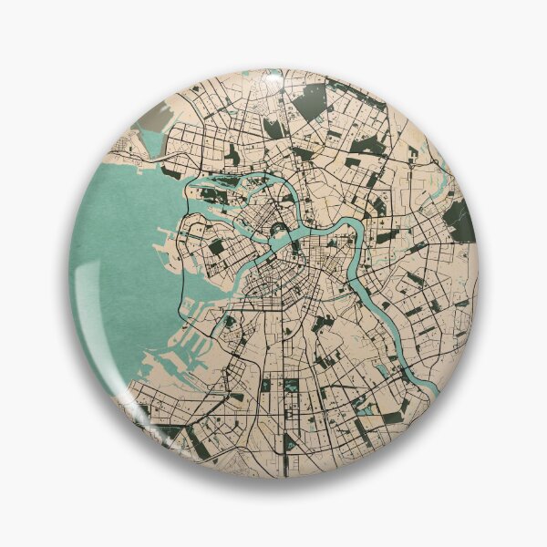 Item preview, Saint Petersburg City Map of Russia  - Vintage designed and sold by deMAP.
