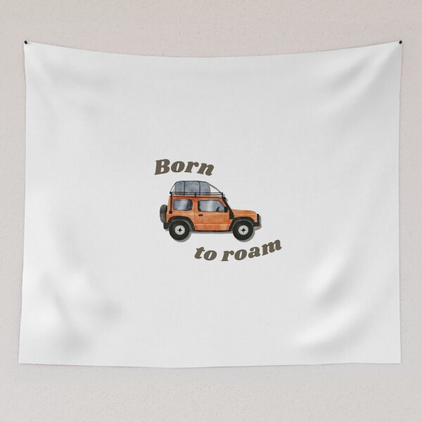 Item preview, Born to roam camping hiking designed and sold by BreadnButter97.