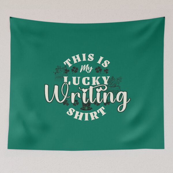 Item preview, Lucky Writing St Patricks Day designed and sold by CheekyChimpCo.
