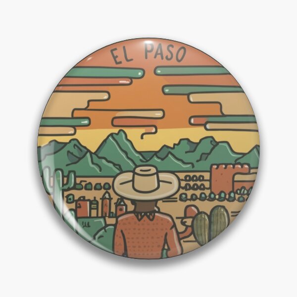 Item preview, El Paso, Texas | A cowboy watching the Texas sunset designed and sold by CircinusStore.