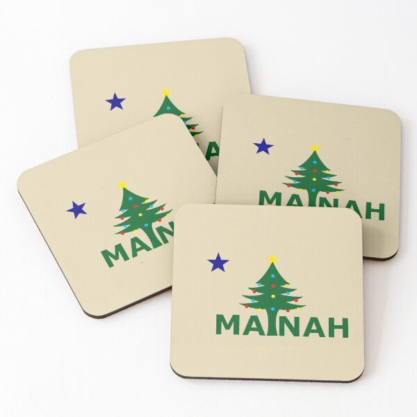 Item preview, A Merry Christmas Mainah Flag designed and sold by Mainahste.