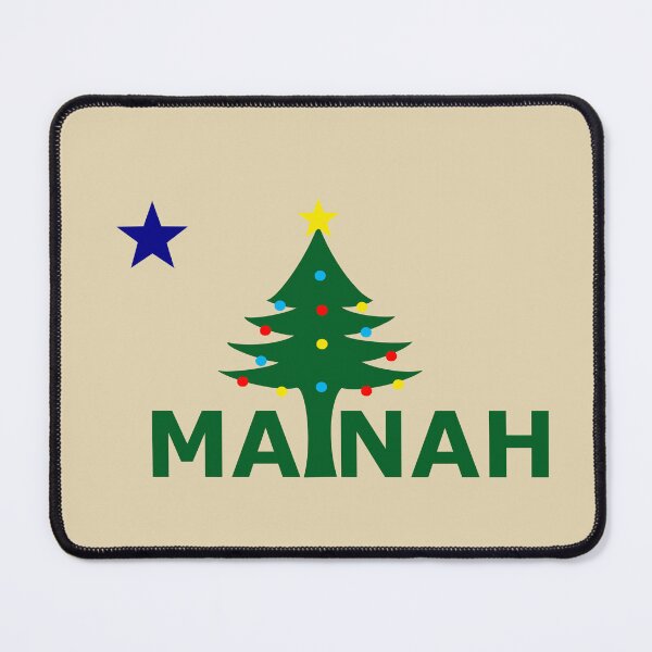 Item preview, A Merry Christmas Mainah Flag designed and sold by Mainahste.