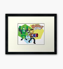 Ratchet and Clank Minimalist Framed Print