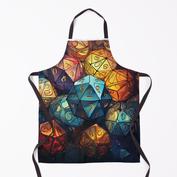 Item preview, Colorful RPG sketch dices pattern designed and sold by SkyEditor.