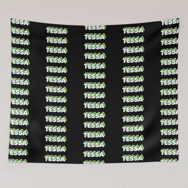 Item preview, Green Layers Tessa Name Label (Black) designed and sold by NormadWorld.
