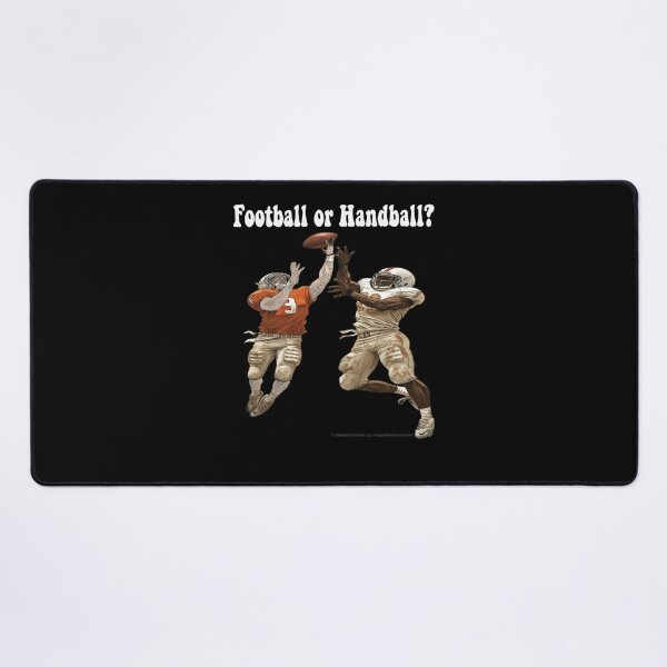 Item preview, Is It Football or Handball? -  For DARK Backgrounds designed and sold by The Imagination Source™.