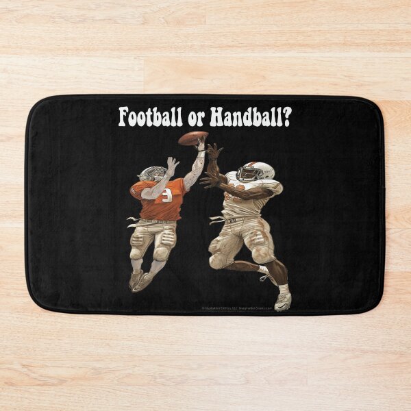 Item preview, Is It Football or Handball? -  For DARK Backgrounds designed and sold by The Imagination Source™.