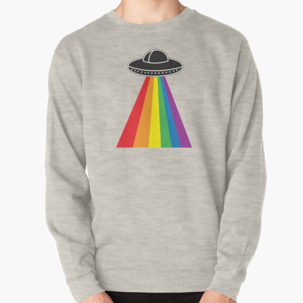 UFO Rainbow Pullover Sweatshirt