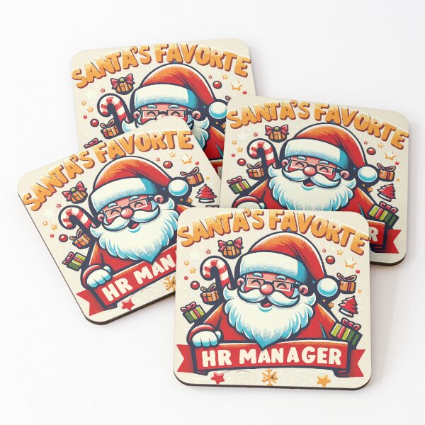 Item preview, Santa's Favorite HR Manager  designed and sold by bihtti.