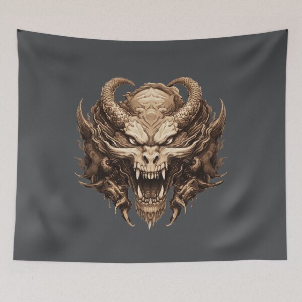 Item preview, Dragon- chinese Zodiac Theme-Grey Background designed and sold by CosmicNook1.