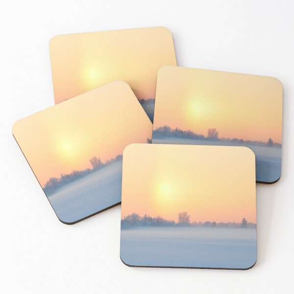 Item preview, Cold winter sunset with Sun Dog designed and sold by Remo Savisaar.