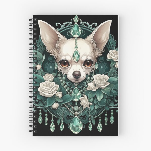 Item preview, Chihuahua blanco con joyas designed and sold by Nocturne  Paws.