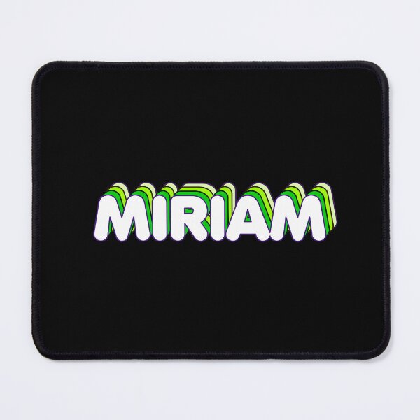 Item preview, Green Layers Miriam Name Label (Black) designed and sold by NormadWorld.