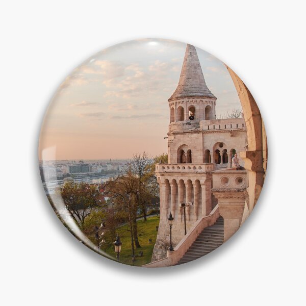 Item preview, Fisherman's Bastion at sunrise designed and sold by Tilosparty30.