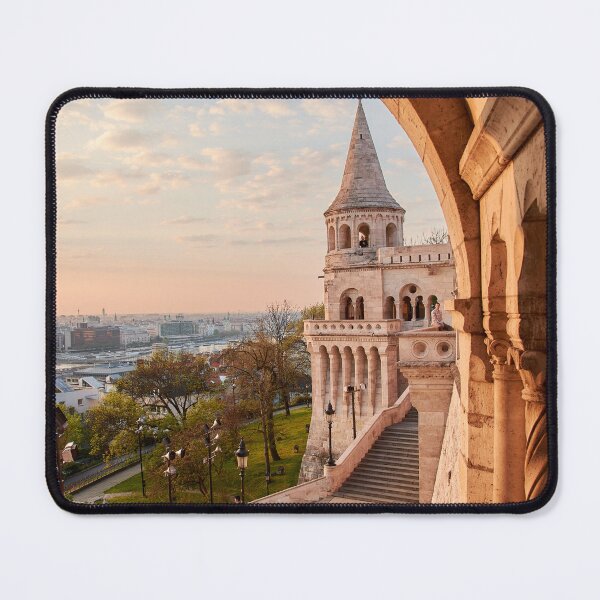 Item preview, Fisherman's Bastion at sunrise designed and sold by Tilosparty30.
